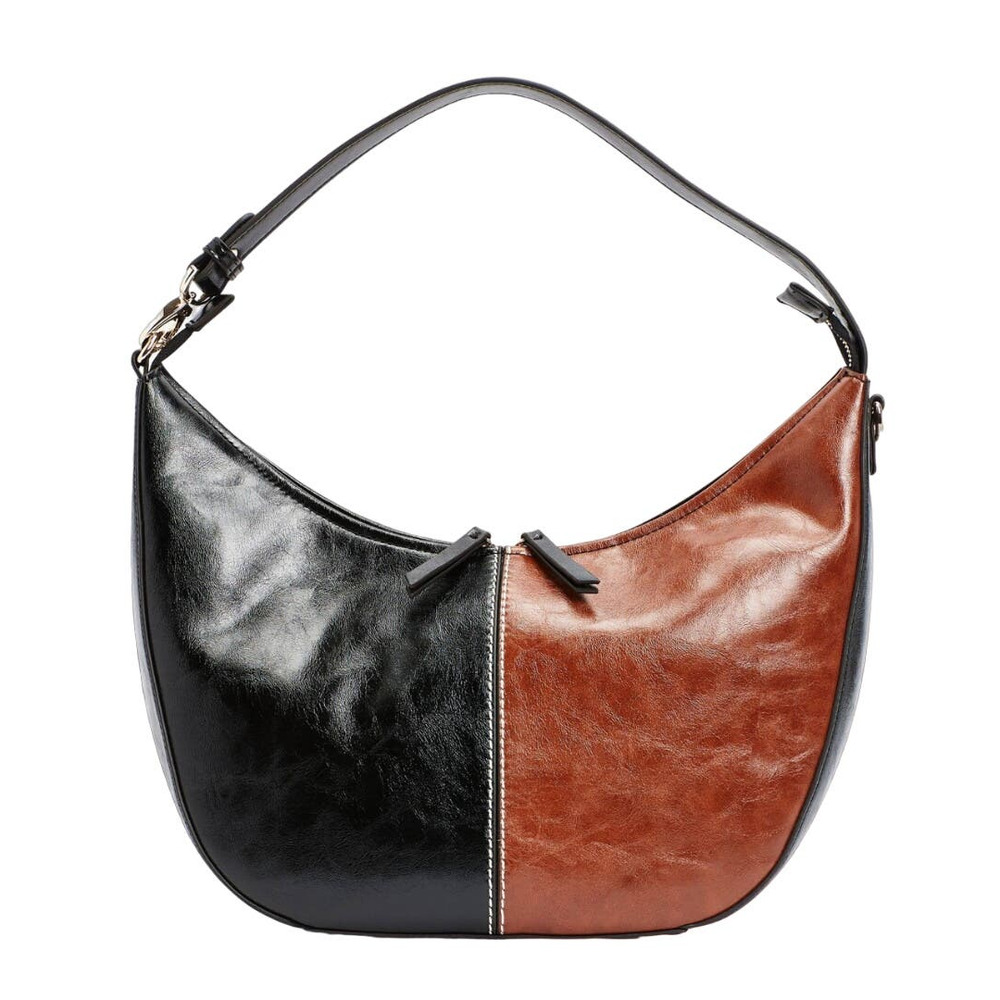 Urban Outfitters Black and Brown Shoulder Bag